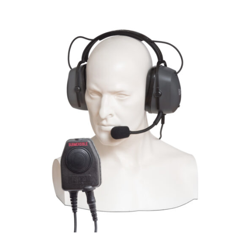 Collection of Entel CHP950D Heavy Duty Double ear-cup ear defender with boom microphone in a gallery layout